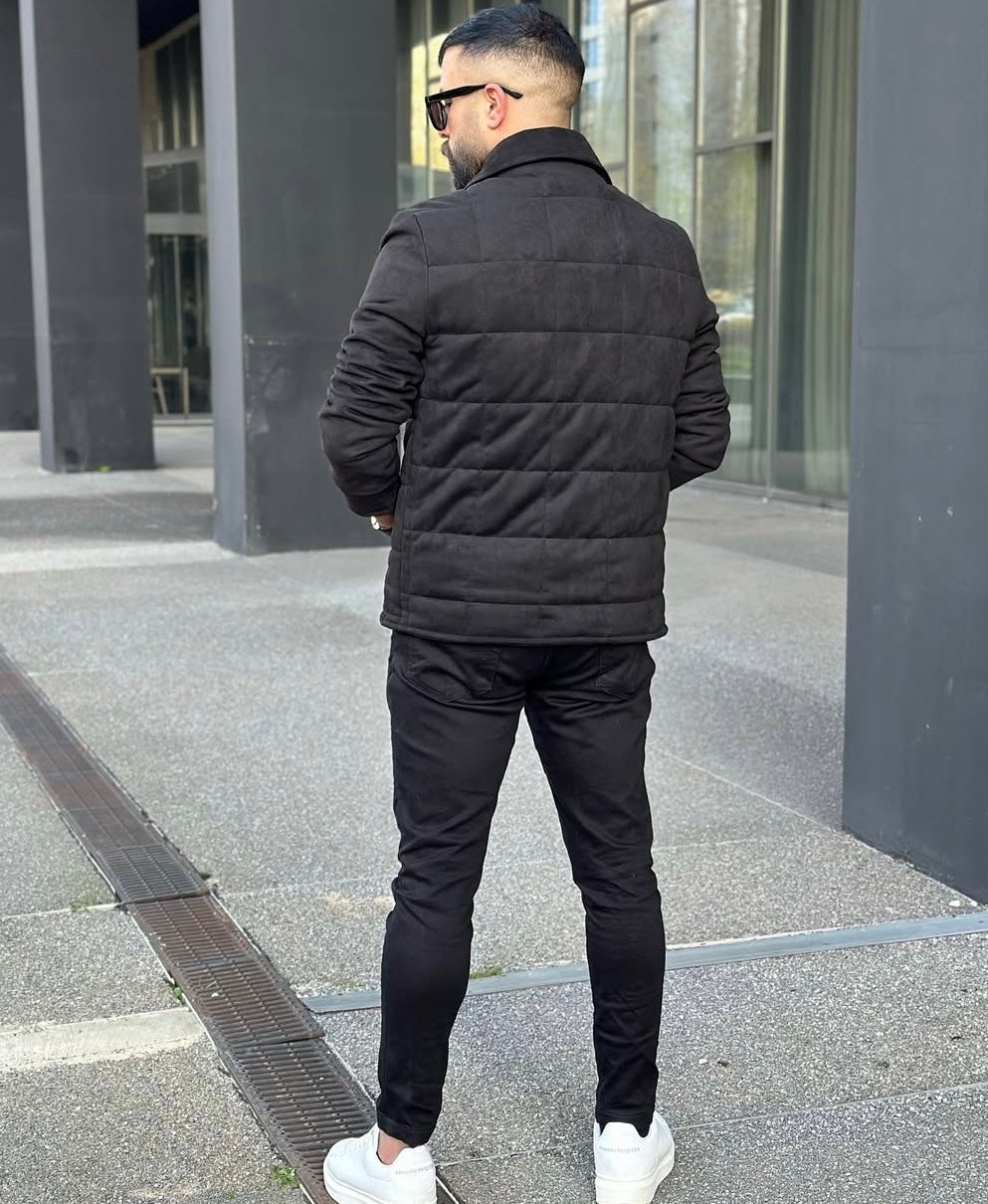 Елегантно яке за мъже – черно, подходящо за всеки повод