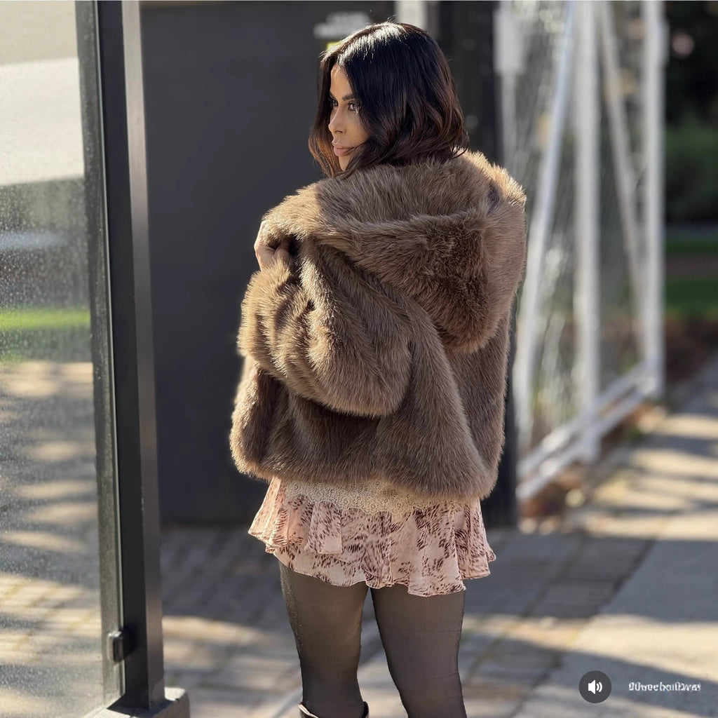 Дамско пухкаво яке