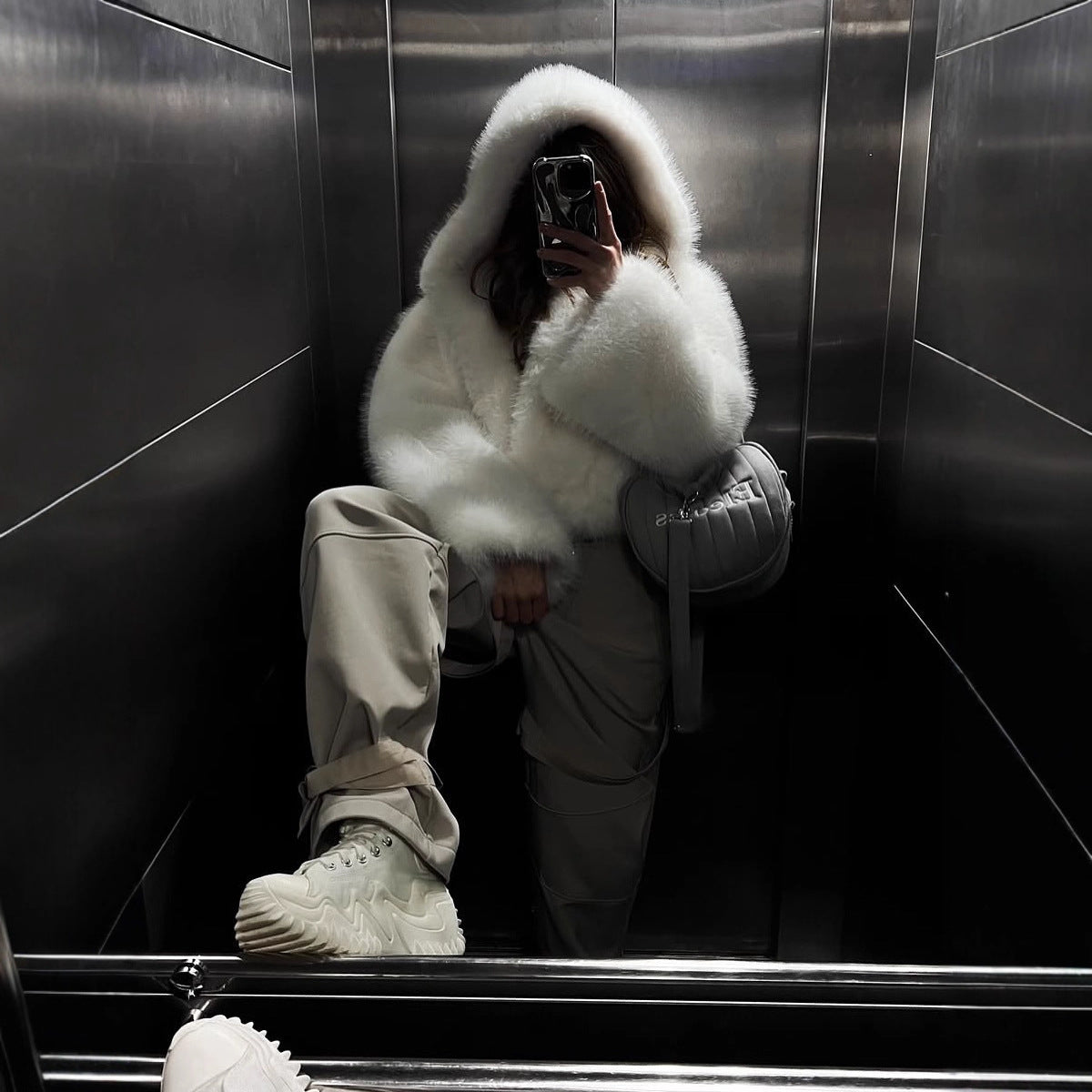 Дамско пухкаво яке