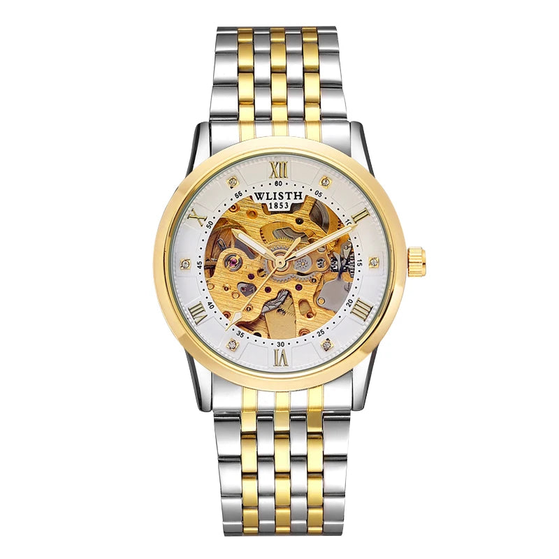 Men's Watches Luxury Machinery Men Watches Automatic Mechanical Wrist Watch for Man Waterproof Stainless Steel Luminous Business
