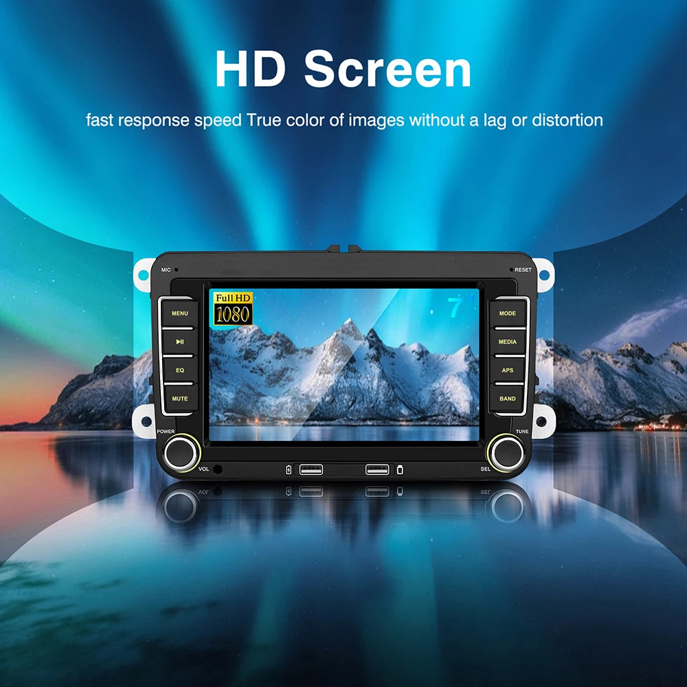 Carplay Android Auto Car Radio for Volkswagen Golf 5 6 Polo Passat B6 B7 CC Skoda Jetta Universal Multimedia  for Carplay Auto S