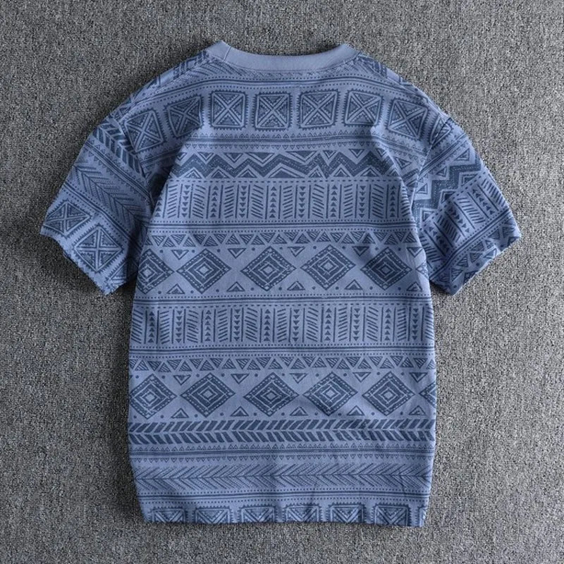Men's T-shirt Graphic Drawings Tops Print Male Tees Shirts Blue Cool Xl Fashion Polyester 5xl Harajuku Kpop Chic Casual Summer