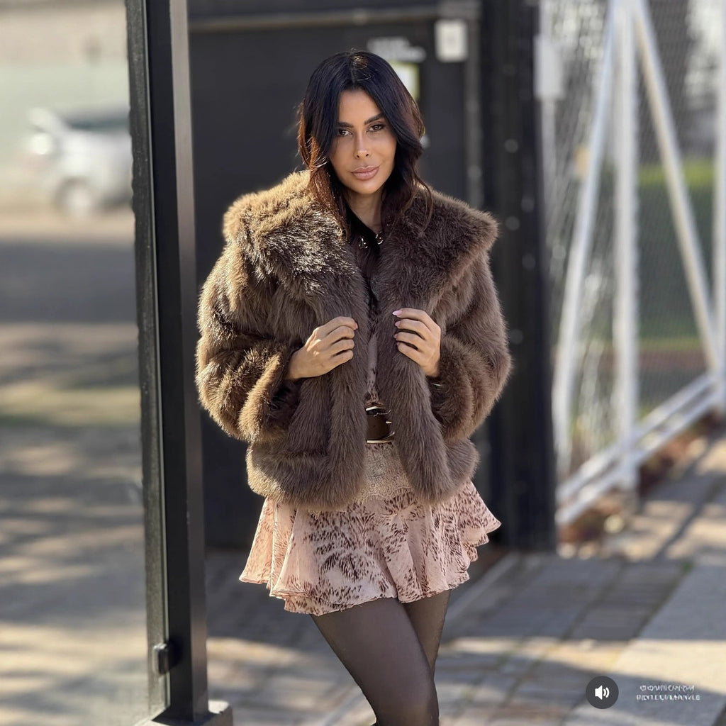 Дамско пухкаво яке