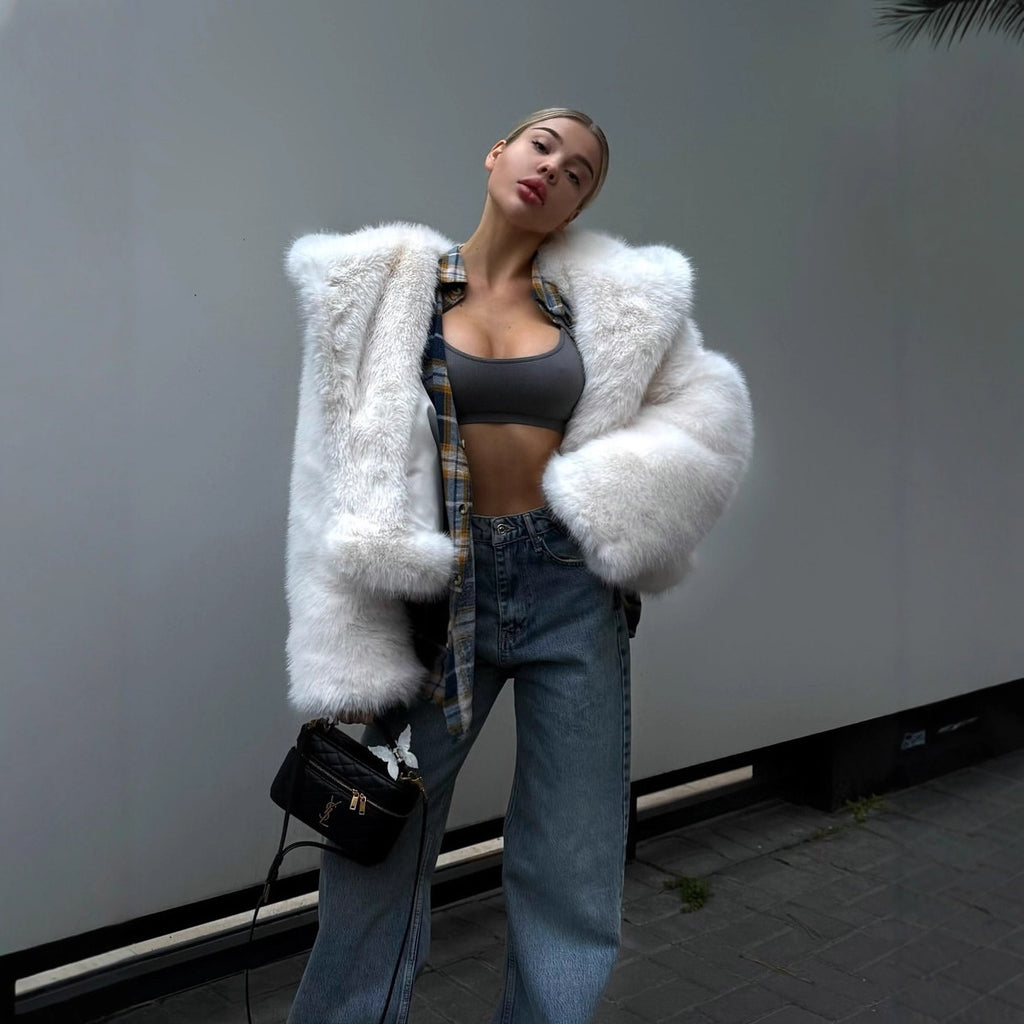 Дамско пухкаво яке